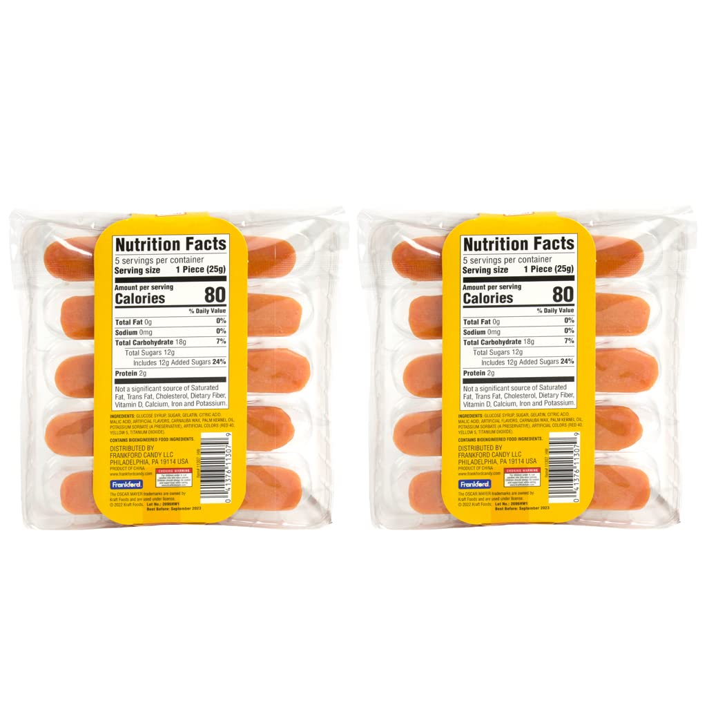 Oscar Mayer Gummy hot dog