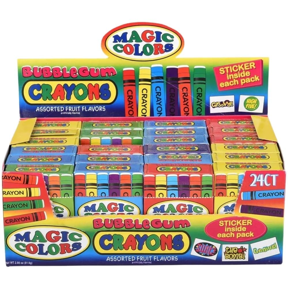 Magic Color Crayon Bubble gum