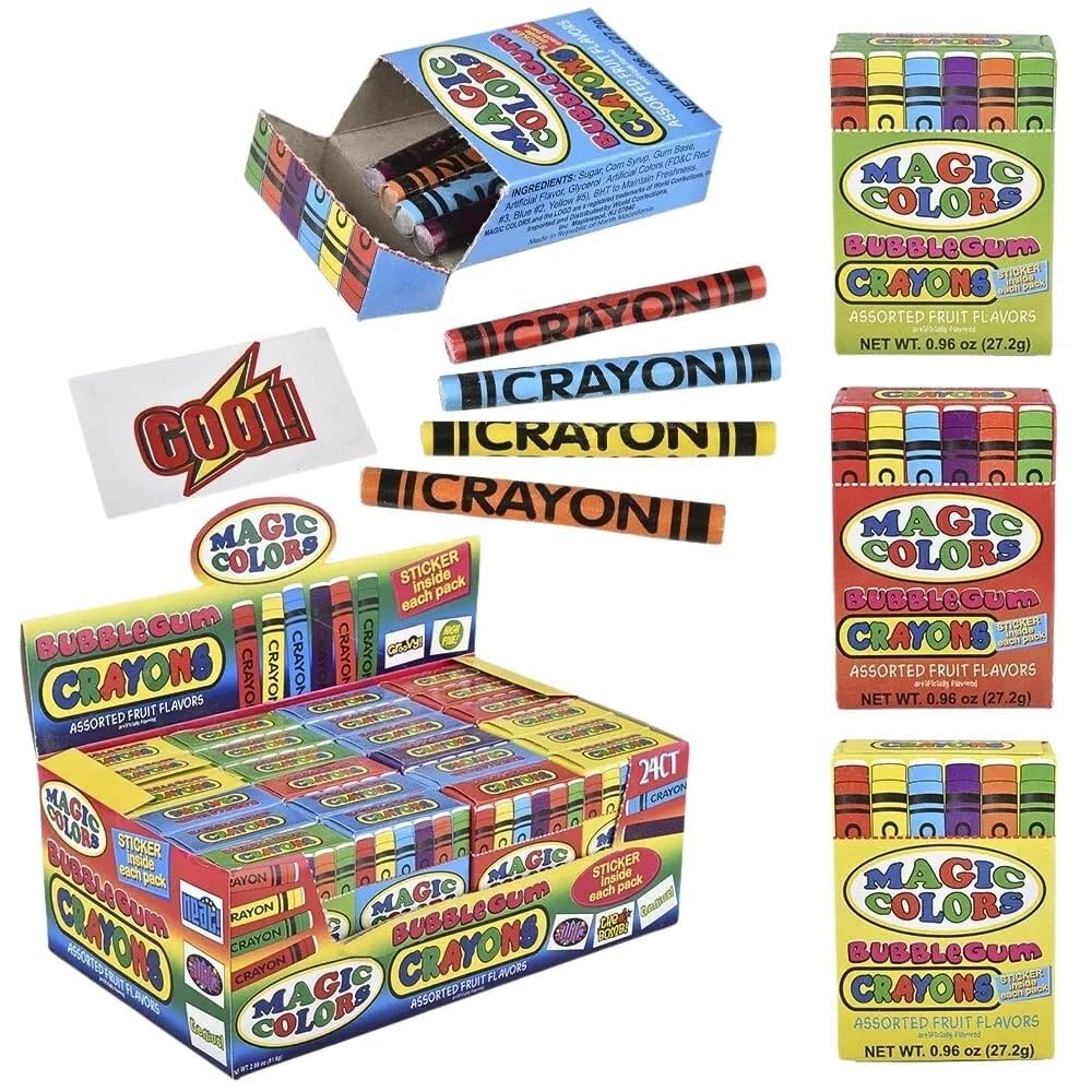 Magic Color Crayon Bubble gum