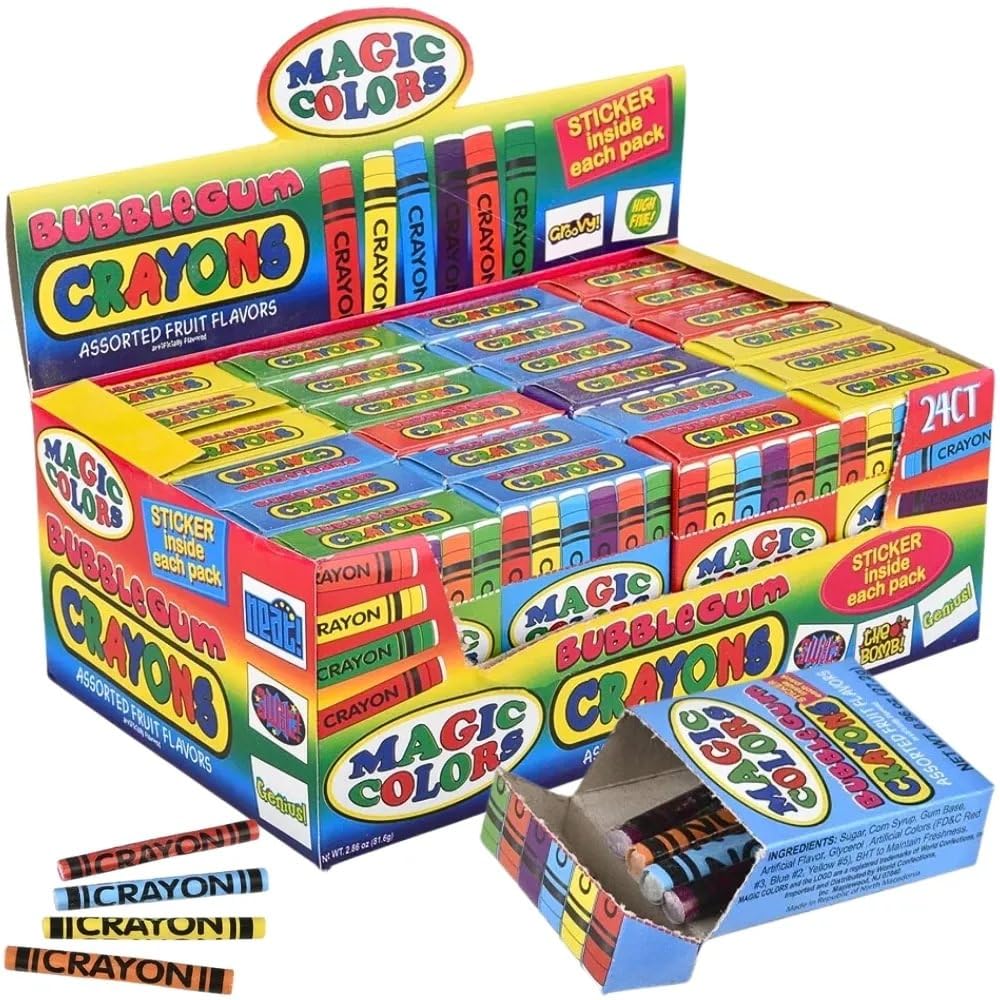 Magic Color Crayon Bubble gum