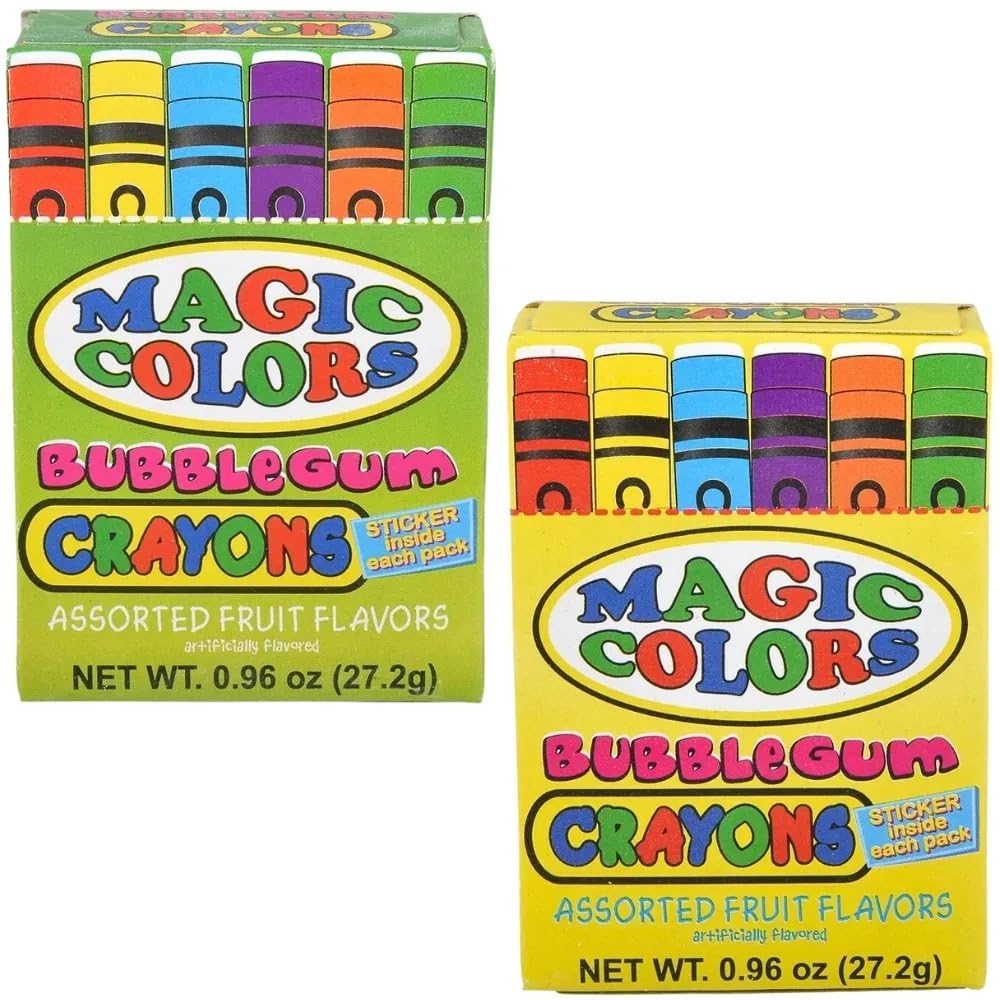 Magic Color Crayon Bubble gum
