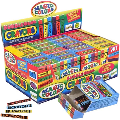 Magic Color Crayon Bubble gum